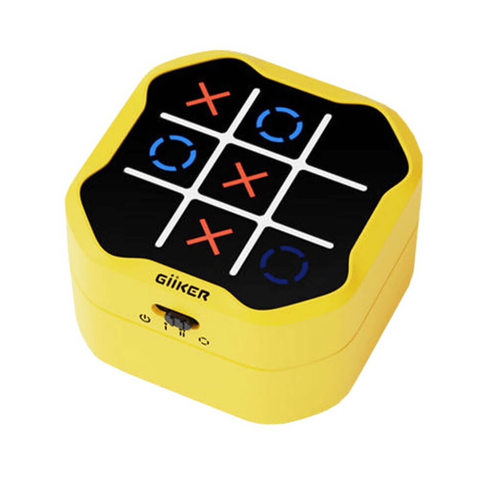 GIIKER TIC-TAC-TOE interaktyvi konsolė susikaupimui ir atminčiai gerinti, geltona