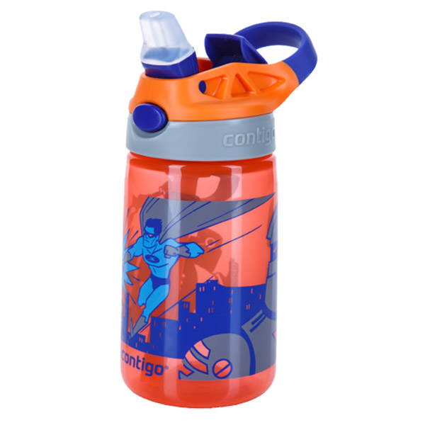 CONTIGO vaikiška gertuvė Gizmo Flip NECTARINE SUPERHERO, 420 ml