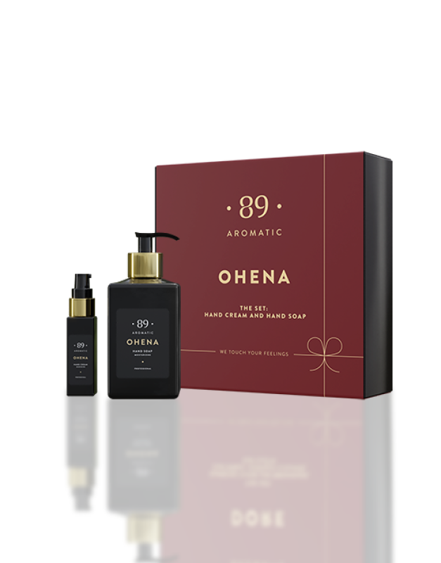 Rankų muilas ir rankų kremas Aromatic89 dovanų rinkinys Kalėdinė kolekcija