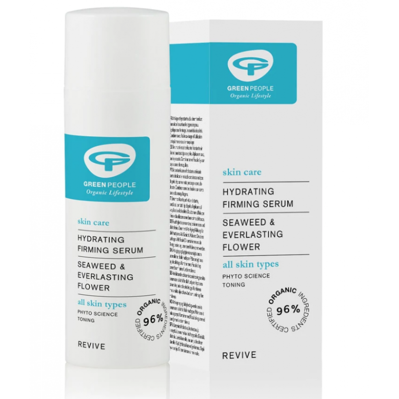 Jauninantis drėkinantis ir stangrinantis gelinis serumas GREEN PEOPLE, 50 ml
