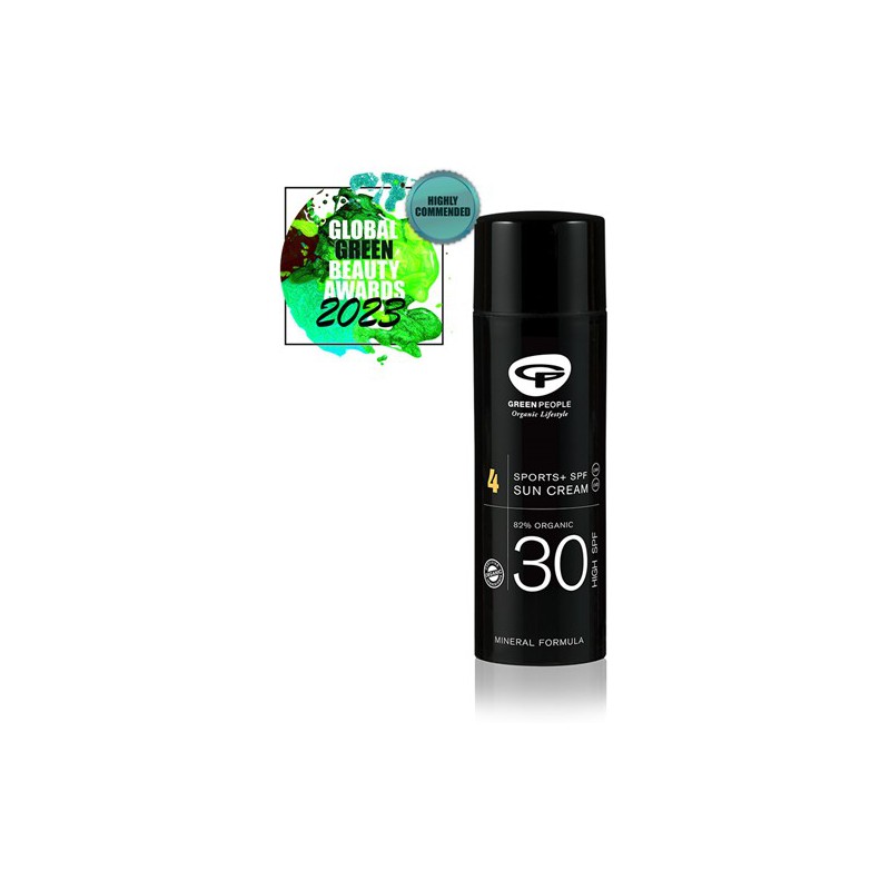 Veido kremas  su apsauga nuo saulės Nr. 4 Sport + SPF30 GREEN PEOPLE, 50 ml