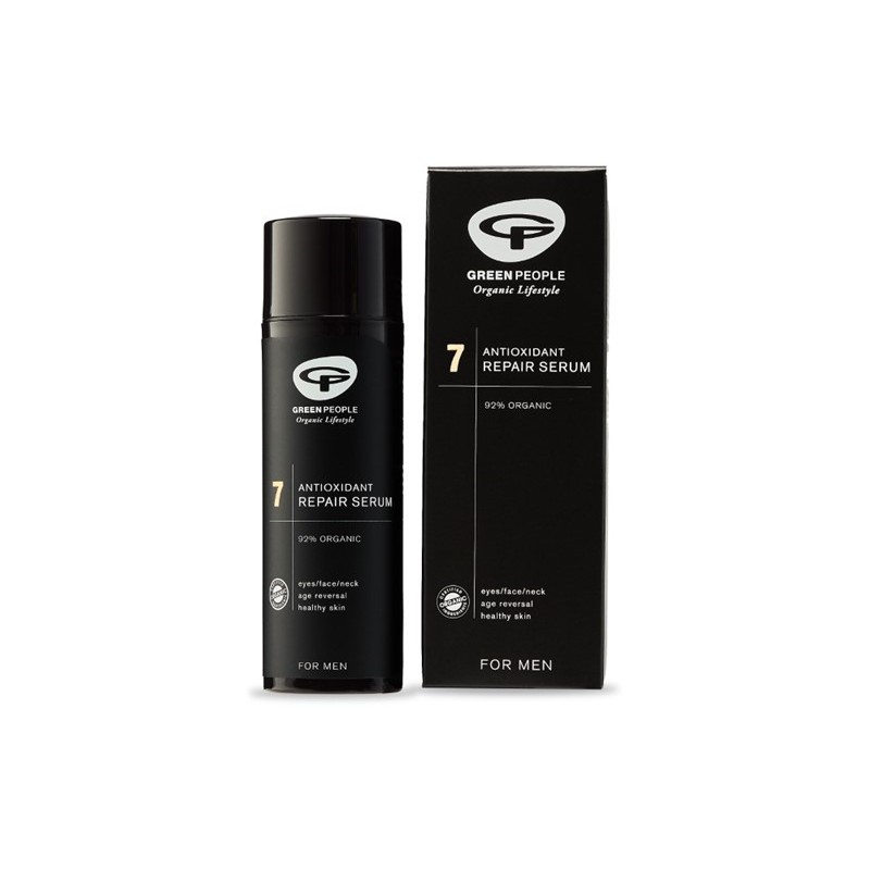 Atkuriamasis serumas vyrams No.7 GREEN PEOPLE, 50 ml