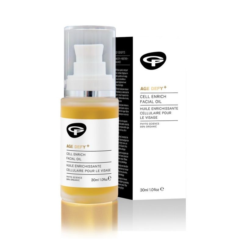 Ląsteles praturtinantis aliejus veidui "Age Defy+", GREEN PEOPLE, 30 ml