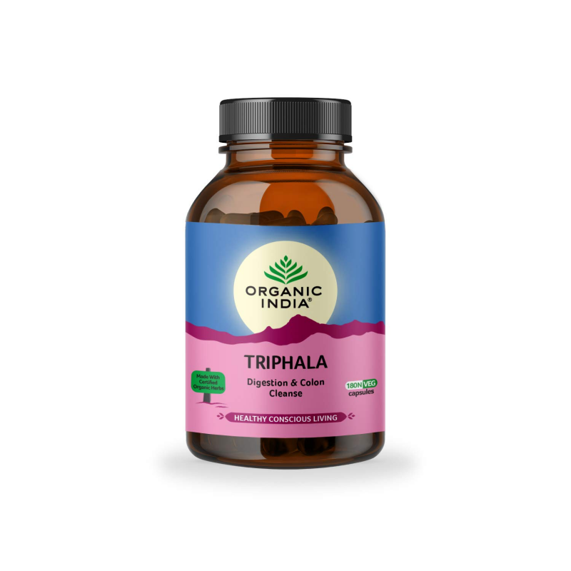 Ekologiškas maisto papildas "Triphala" ORGANIC INDIA, 60 kaps.