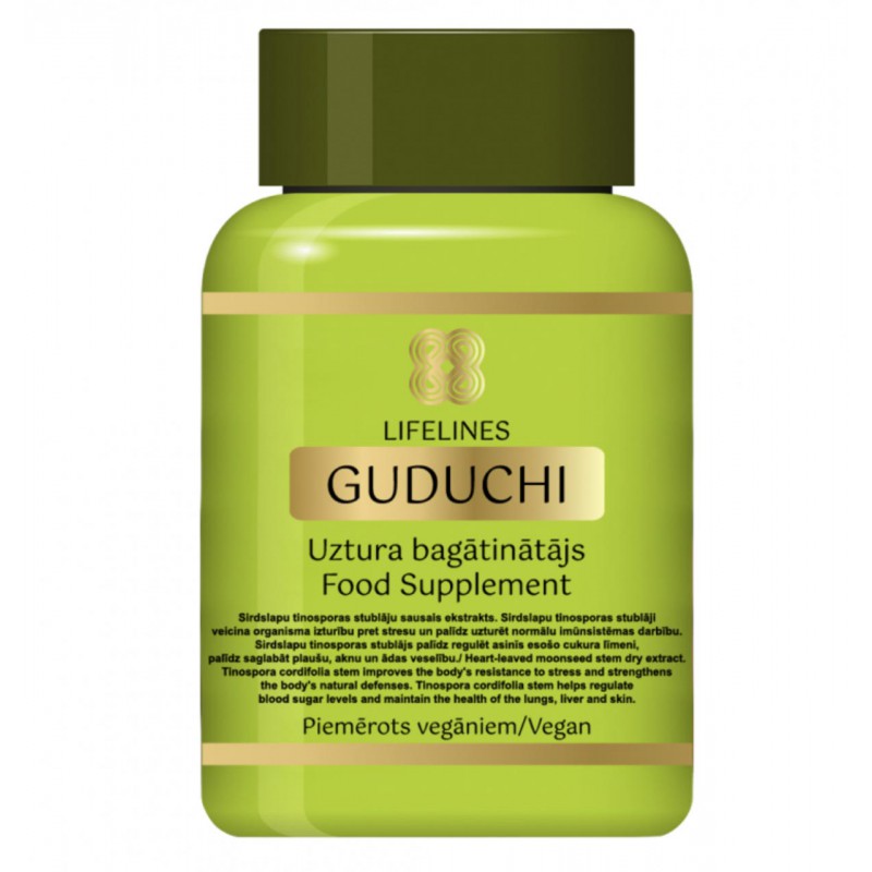 Maisto papildas "GUDUCHI" LIFELINES, 60 kaps.