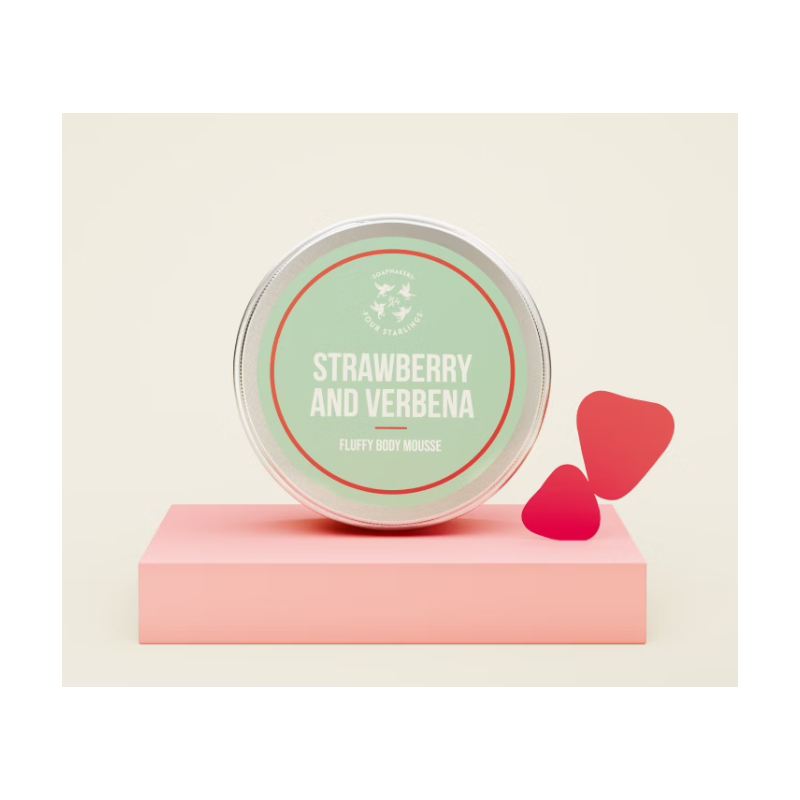Braškė ir verbena  kūno musas – 150 ml