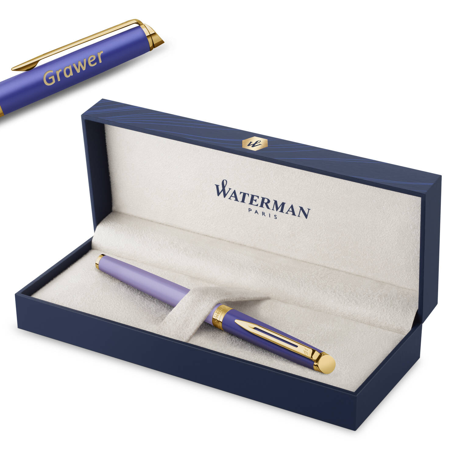 Waterman Hémisphère Color-Block Purple GT Rašiklis su graviravimu