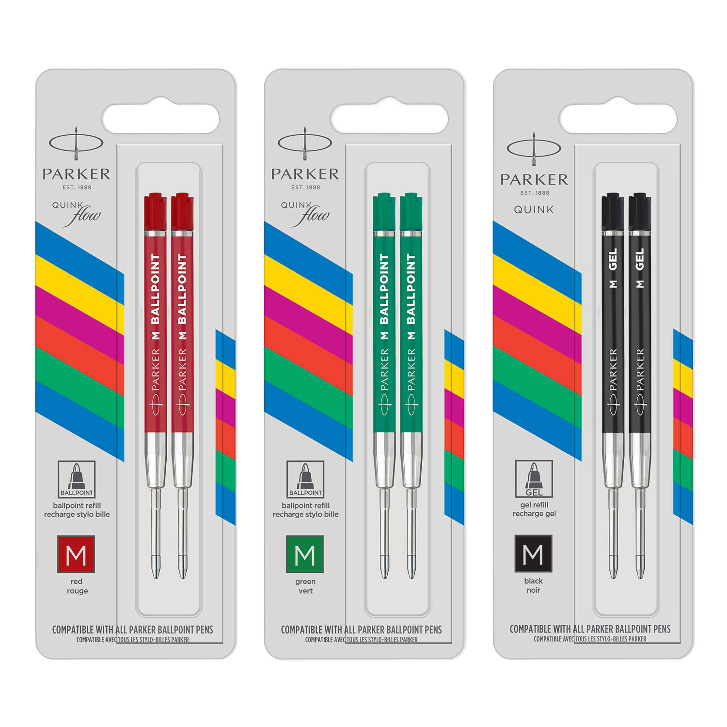 Parker užpildų rinkinys 2166545+2166546+2136231