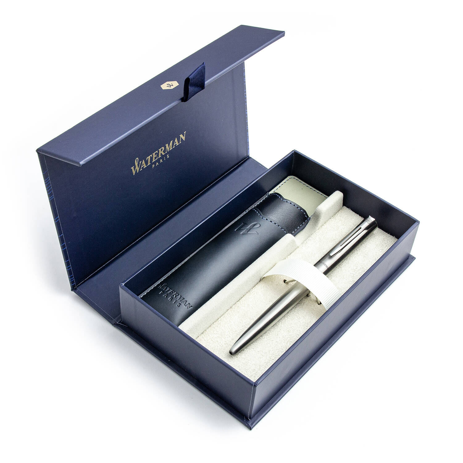 Waterman Allure Chrome CT Tušinukas ir dėklas dovanų dėžutėje