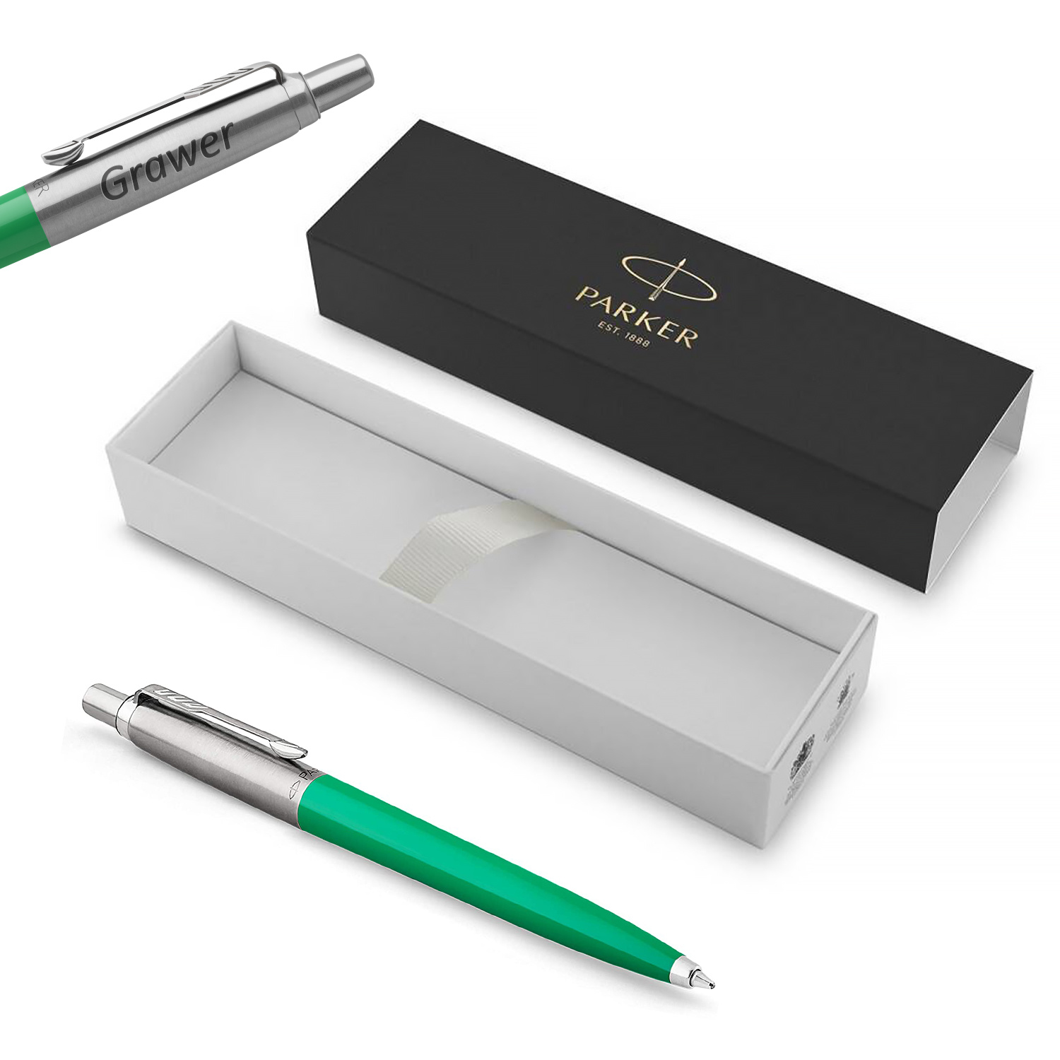 Jotter Originals Green Tušinukas su graviravimu