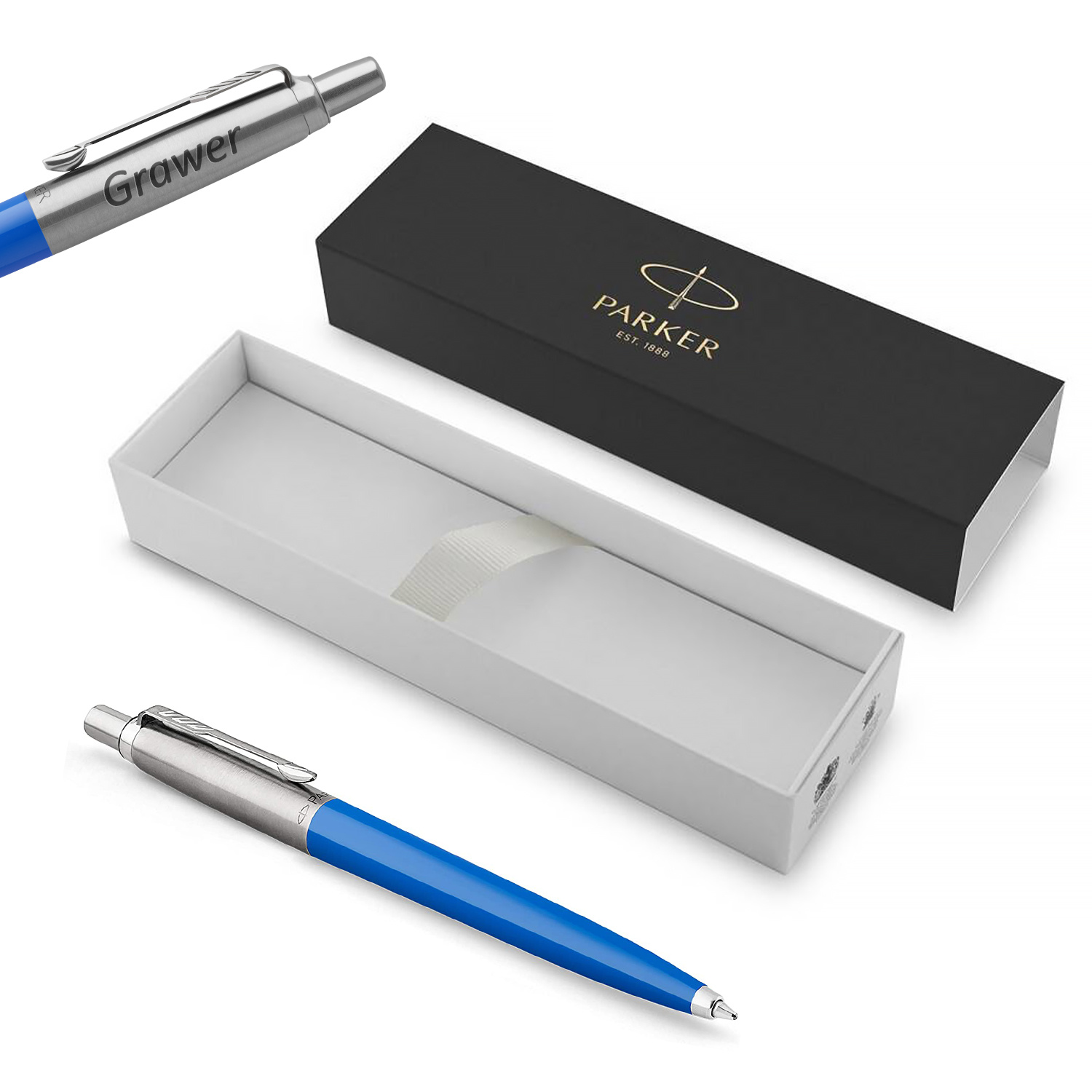 Parker Jotter Originals Blue Tušinukas su graviravimu