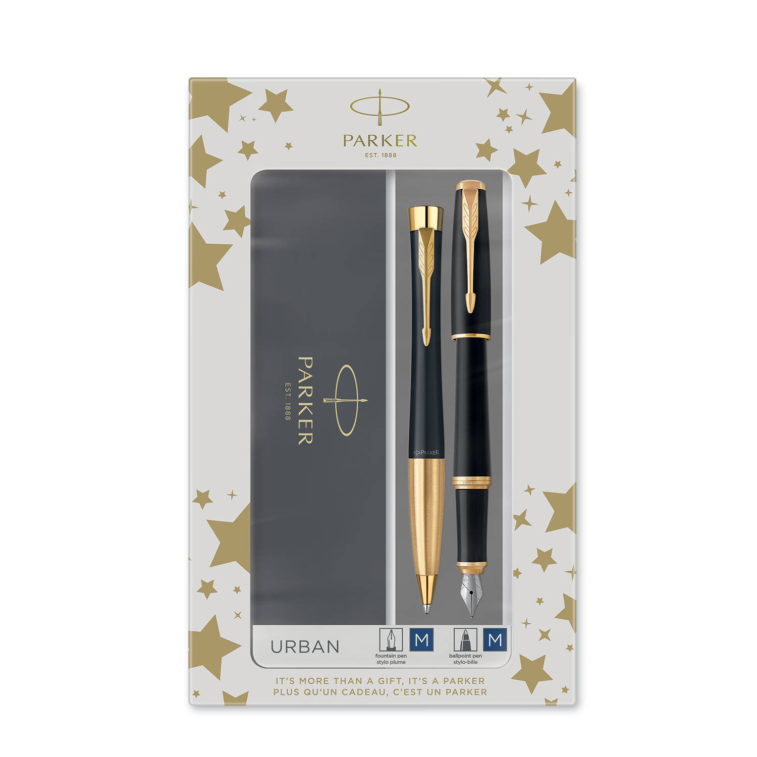 Parker Rinkinys: Plunksnakotis + Tušinukas Urban Black GT - 2093381