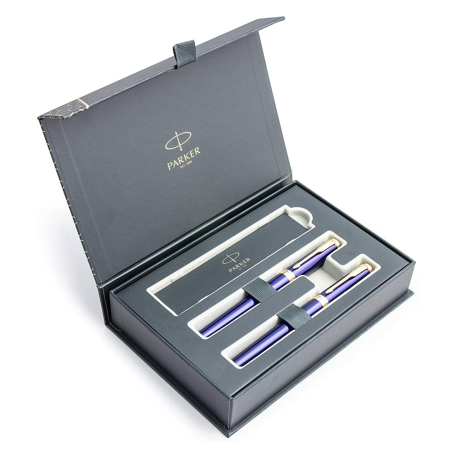 Parker Ingenuity Blue GT Plunksnakočio + Rašiklio rinkinys 2182009 + 2182011 dovanų dėžutėje