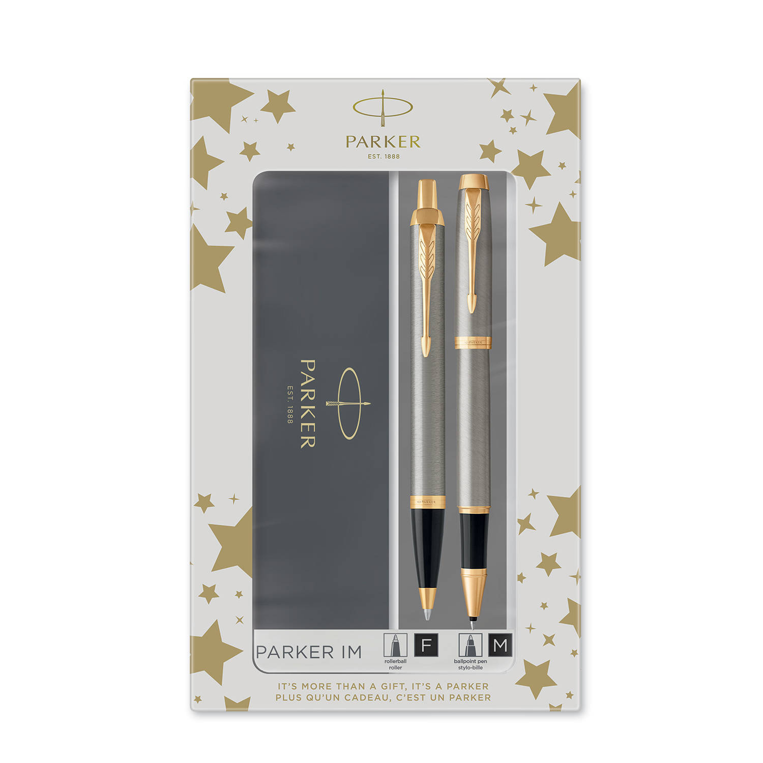 Tušinukų rinkinys Parker IM Brush Metal GT - 2093217