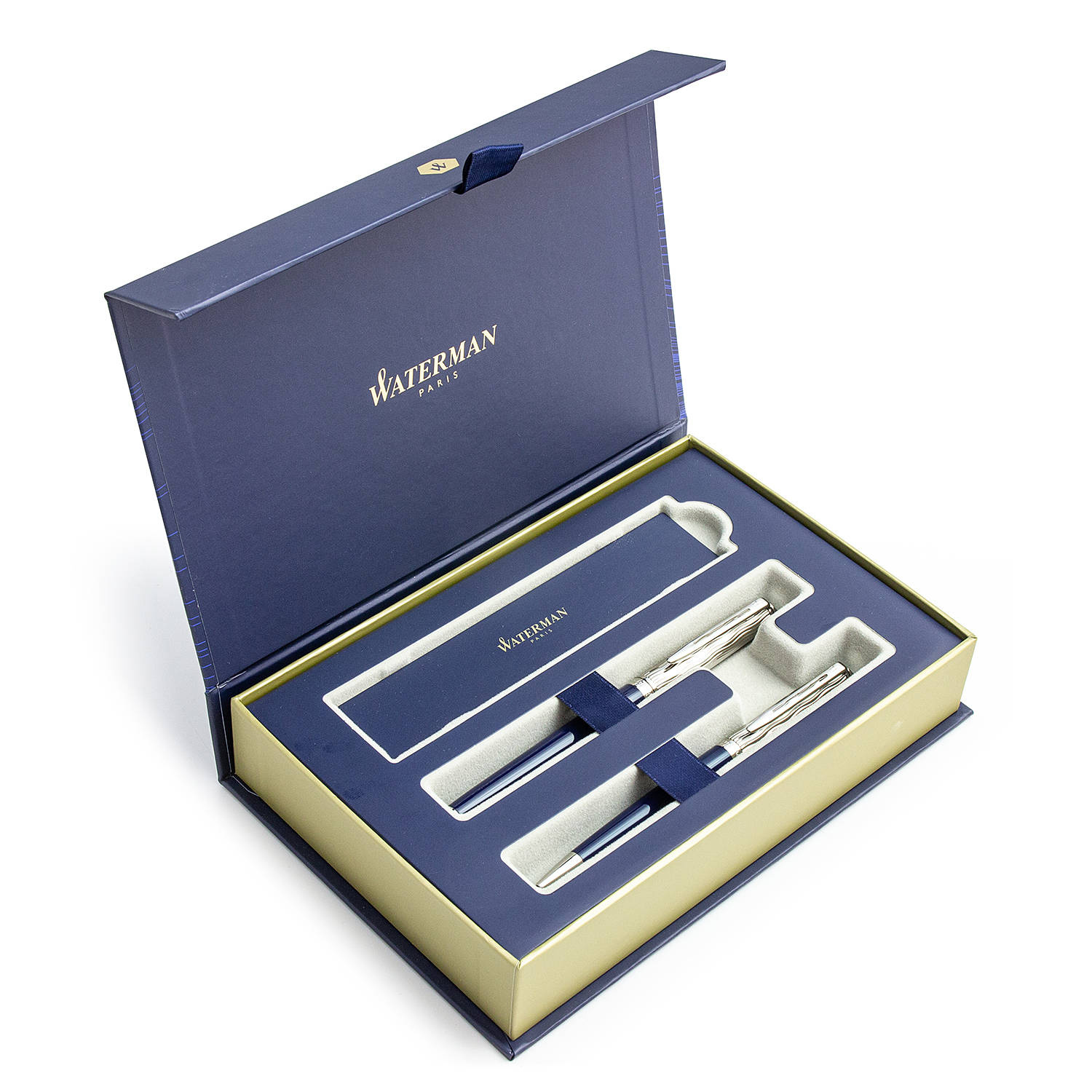 Waterman Hémisphère L'Essence Du Blue Plunksnakočio + Tušinuko rinkinys 2166470 + 2166467 dovanų dėžutėje