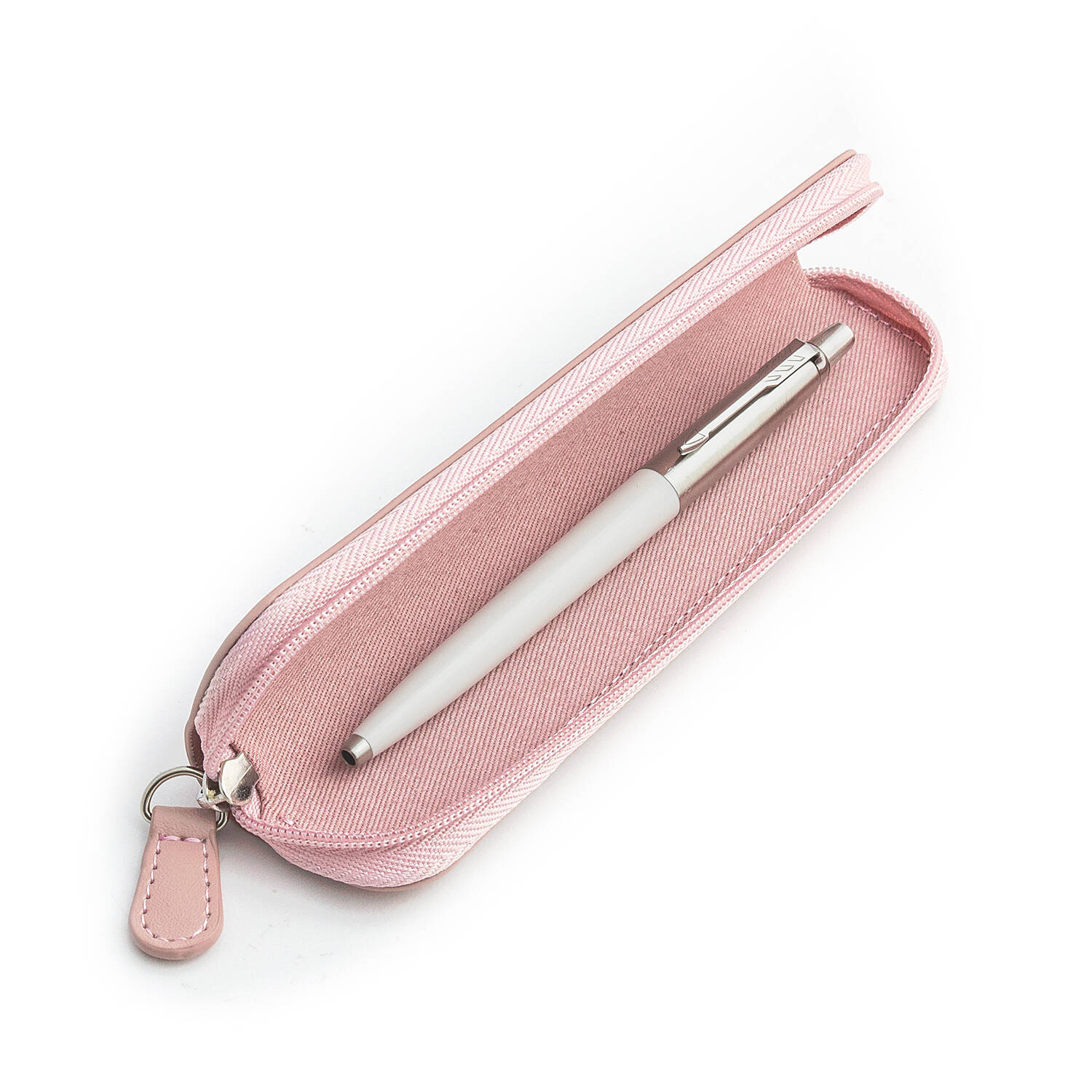 Parker Jotter Originals Pearl Tušinuko dovanų rinkinys su rožiniu dėklu