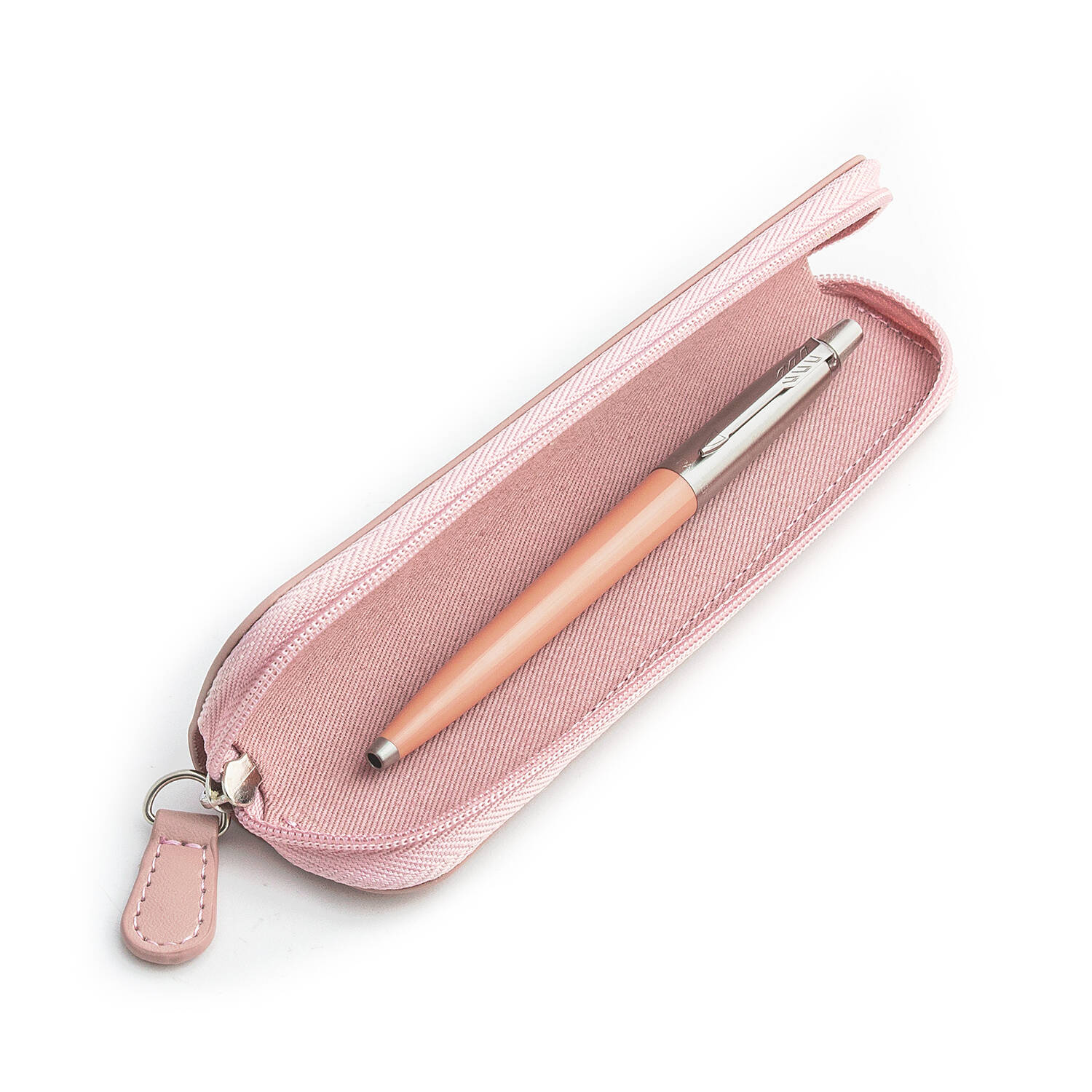 Parker Jotter Originals Pastel Pink Tušinuko dovanų rinkinys su rožiniu dėklu