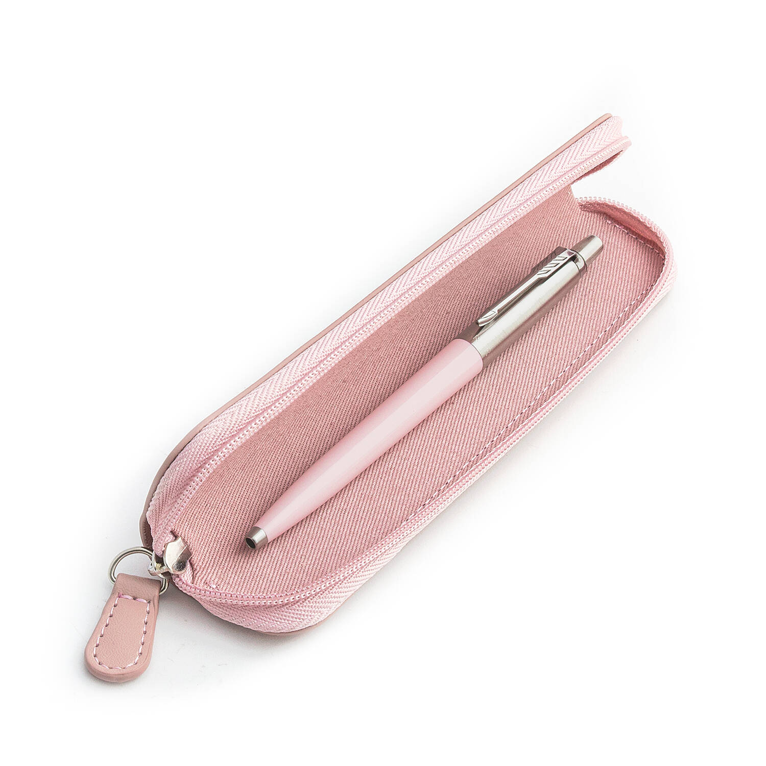 Parker Jotter Originals Pink Tušinuko dovanų rinkinys su rožiniu dėklu