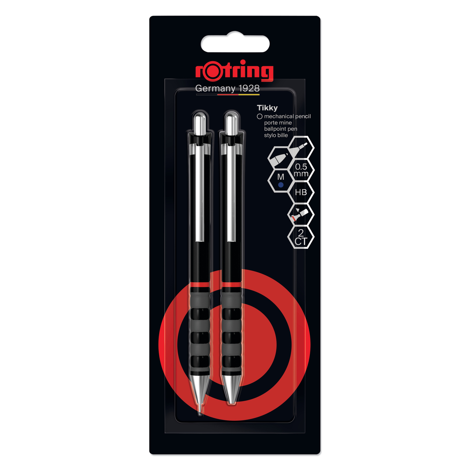 Tikky 0,5 mm pieštuko ir rašiklio rinkinys - 2221238