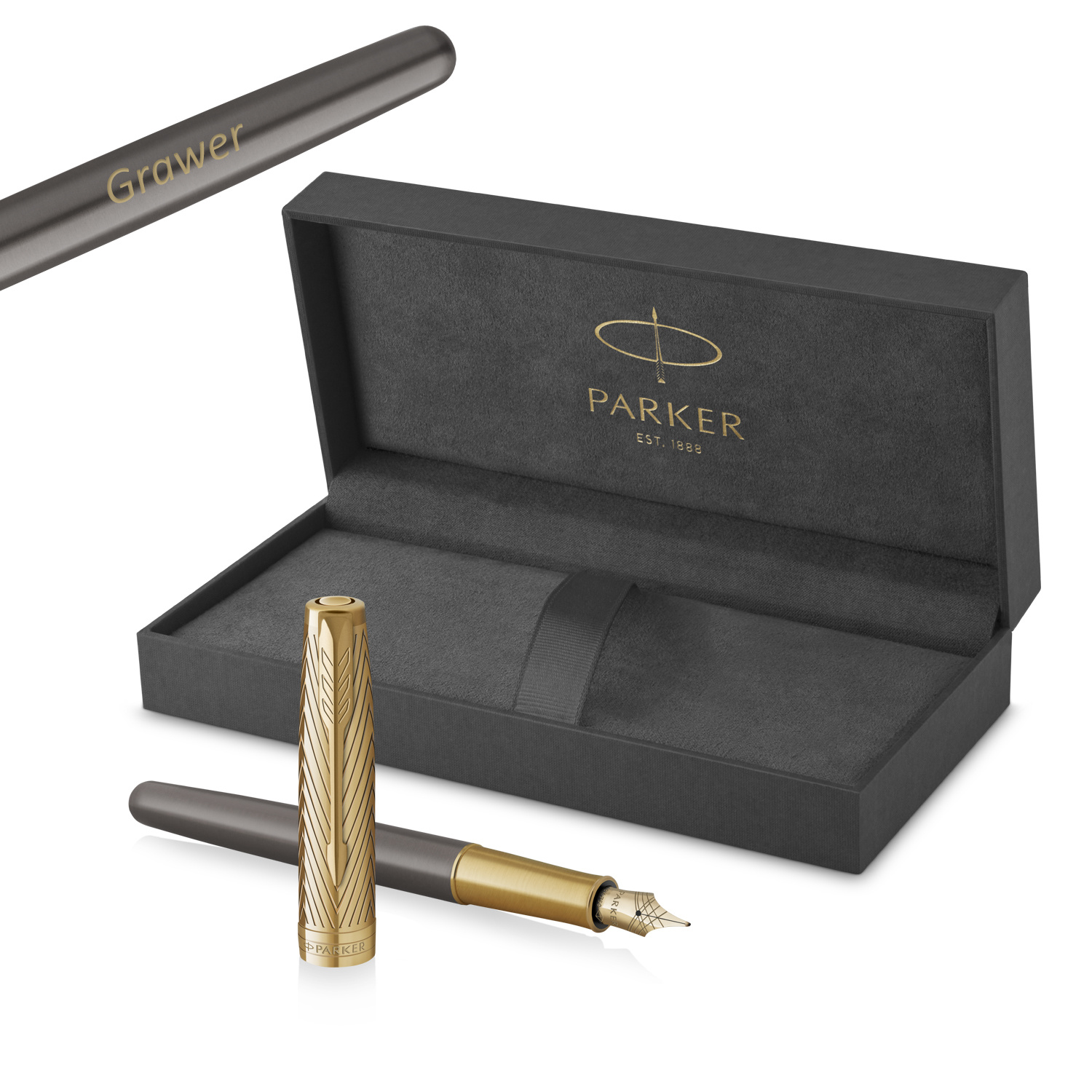 Parker Sonnet Pioneer GT plunksnakotis (F) su graviravimu