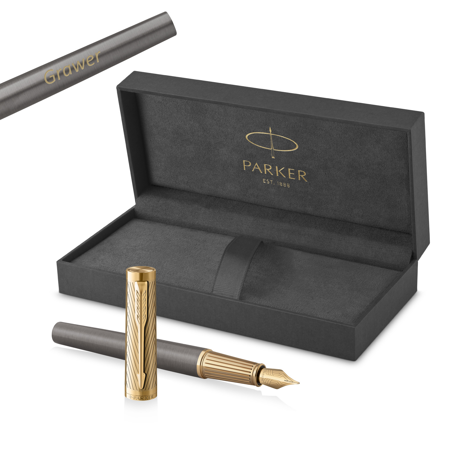 Parker Ingenuity Pioneer GT plunksnakotis su graviravimu