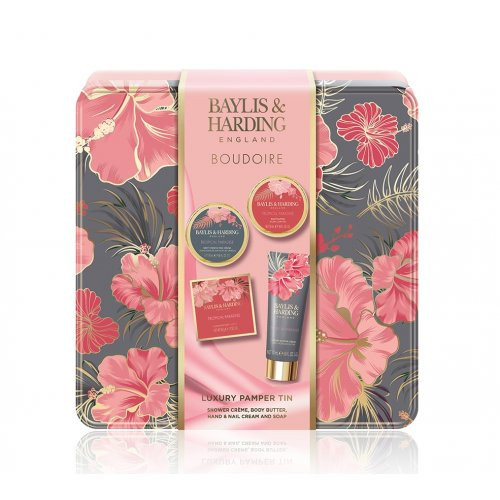 Baylis - Harding Kūno priežiūros priemonių rinkinys  Boudoire Luxury Pamper Tin Gift Set