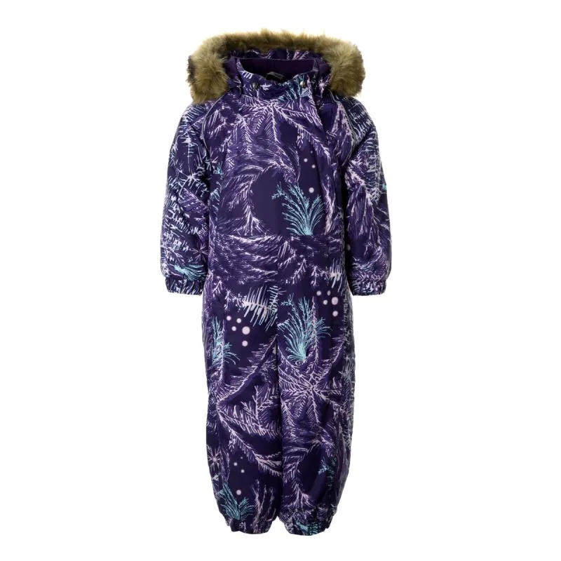 Huppa kombinezonas KEIRA, Dark Lilac Pattern, 62 cm. : Dydžiai - 68, Spalva - Violetinė