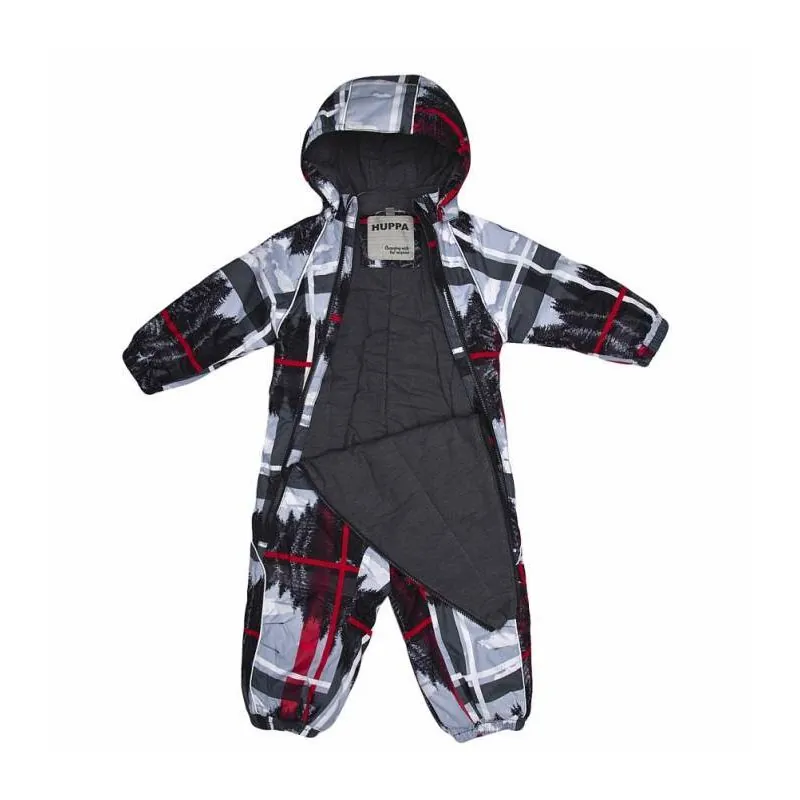 Huppa kombinezonas ORION, Red Pattern, 74 cm. : Dydžiai - 74, Spalva - Pilka