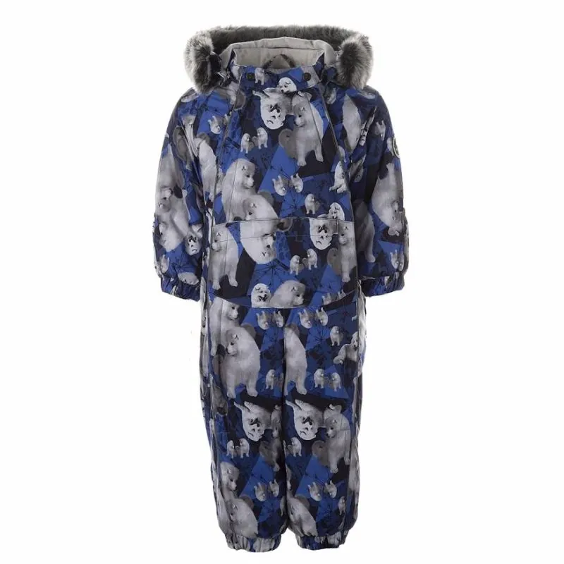 Huppa kombinezonas REGGIE 1, Navy Pattern, 68 cm. : Dydžiai - 68, Spalva - Mėlyna