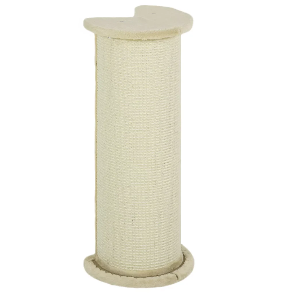 Kačių draskyklė kampams apsaugoti, kreminė balta 85 cm