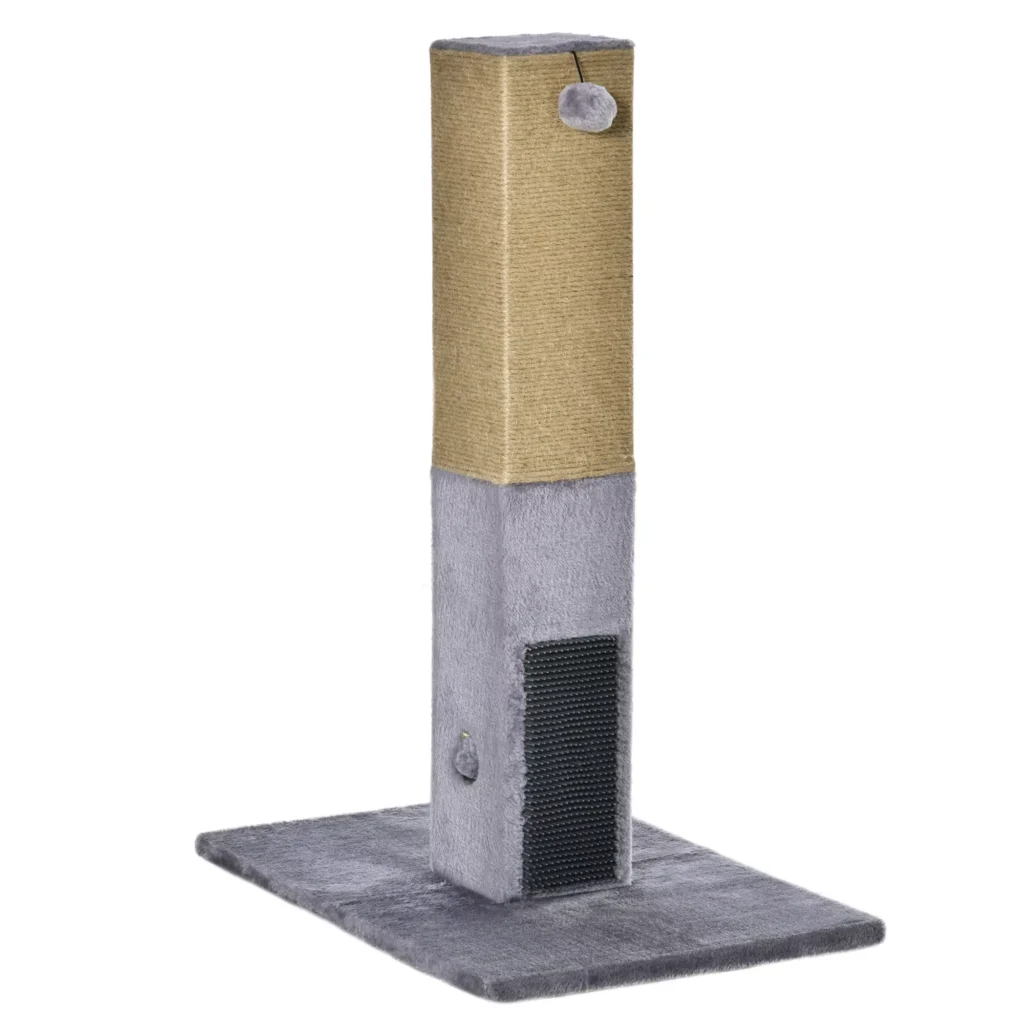 Draskyklė katėms, pilka 79 cm