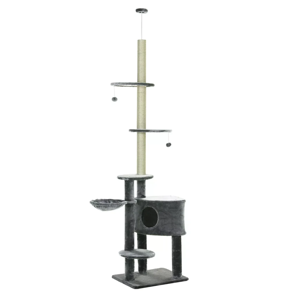 Reguliuojamo aukščio kačių draskyklė 220-265 cm, tamsiai pilkas