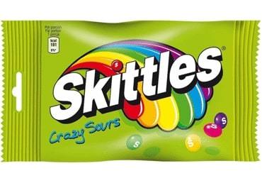 Dražė SKITTLES Crazy Sours, 125 g