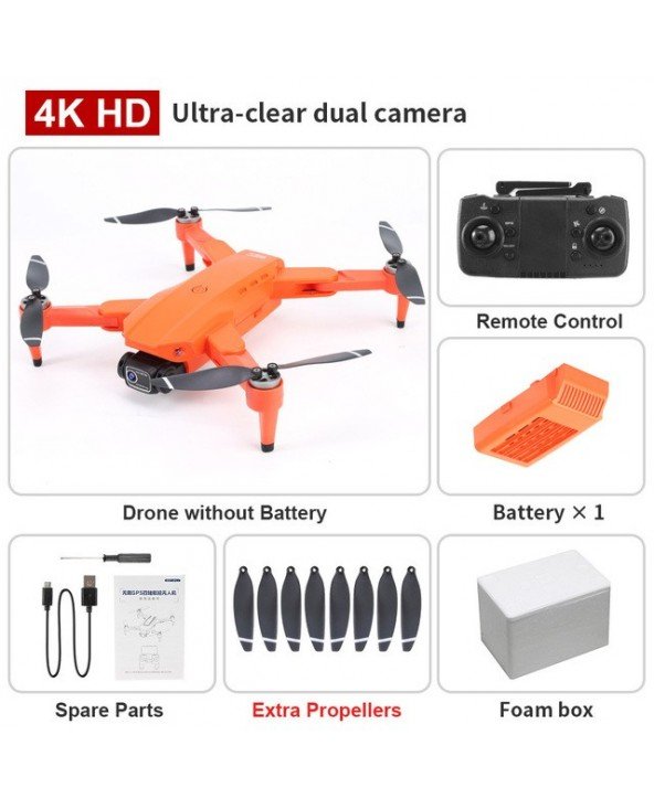 L900 PRO Drone 4K kamera be šepetėlių variklis 5G WIFI FPV RC malūnsparnis dviguba kamera 250g mini dronas VS KF102