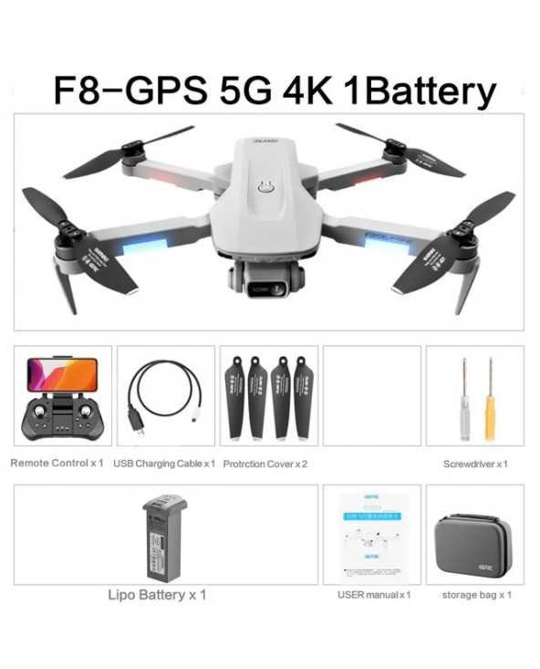 F8 2021 Naujas GPS dronas 4k/6k HD  WiFi fpv  sulankstomas keturkopteris