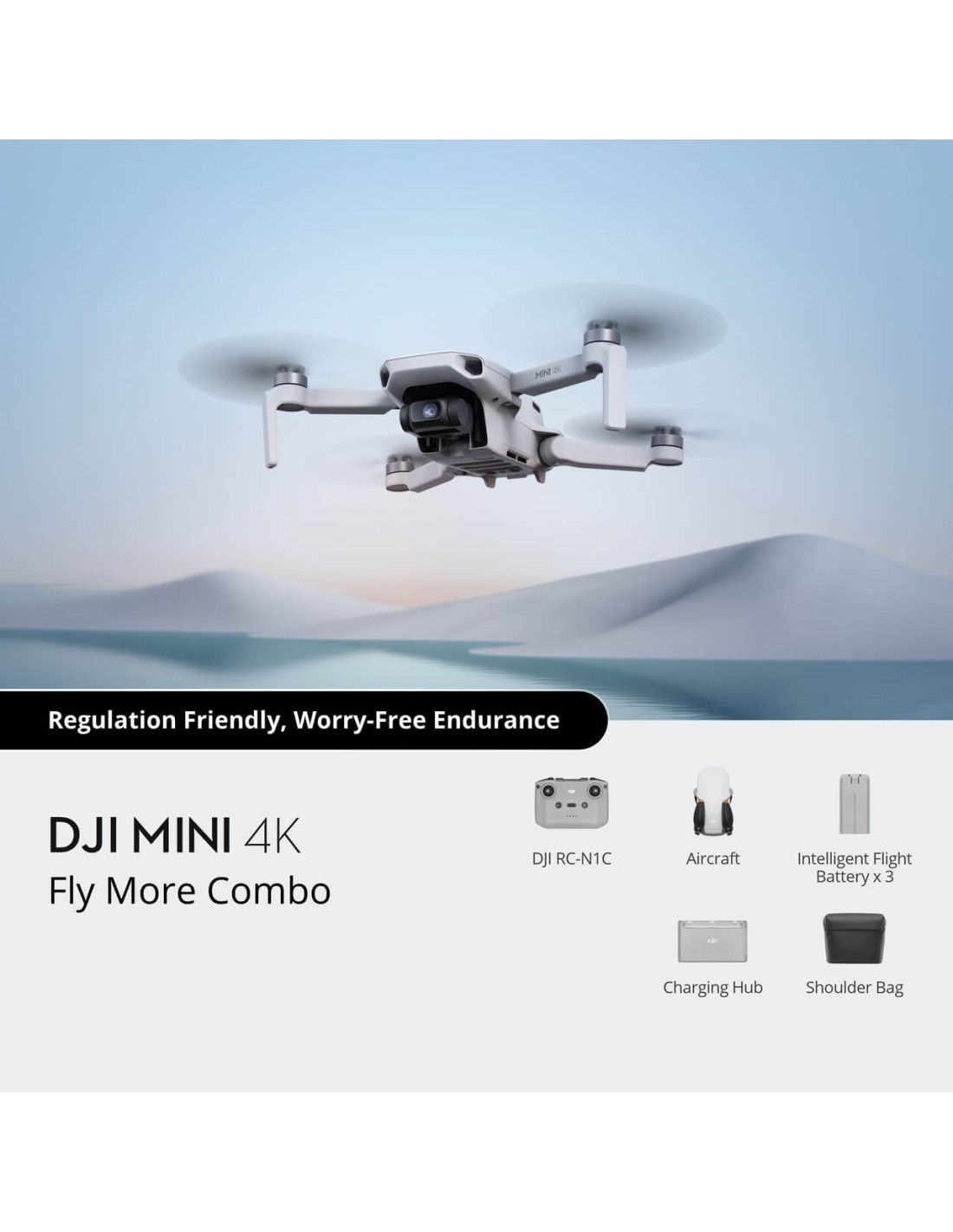 DJI DRONE MINI 4K FLY MORE COMBO / CP.MA.00000797.01 DJI