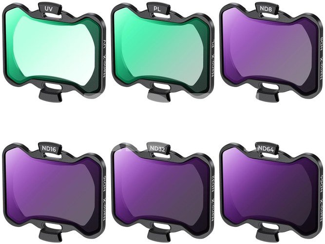 K&F Concept DJI Avata2 6pcs Filter Kit UV+PL+ND8+ND16+ND32+ND64 with cleaning cloth
