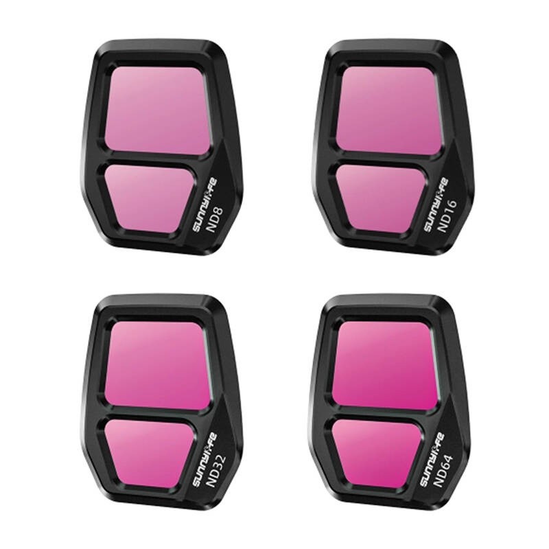 "Sunnylife" objektyvo filtras A3S-FI926, skirtas AIR 3S 4 vnt. mišinys ND8+ND16+ND32+ND64