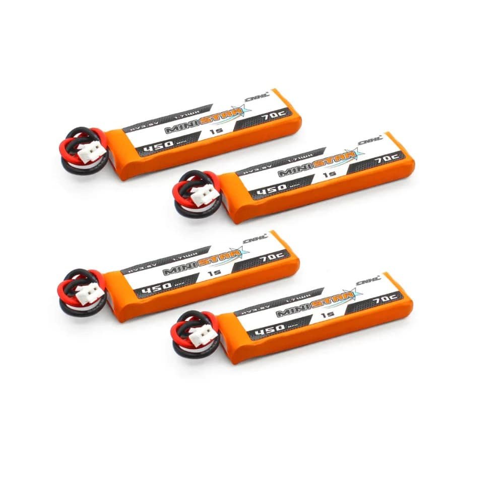 Baterija CNHL MiniStar HV 450mAh 3.8V 1S 70C - PH2.0 (4vnt)