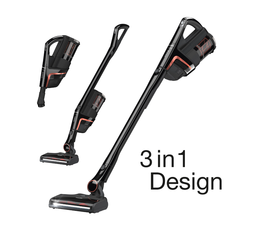 Dulkių siurblys šluota MIELE Triflex HX2 Cat/Dog Obsidian Black 11806000