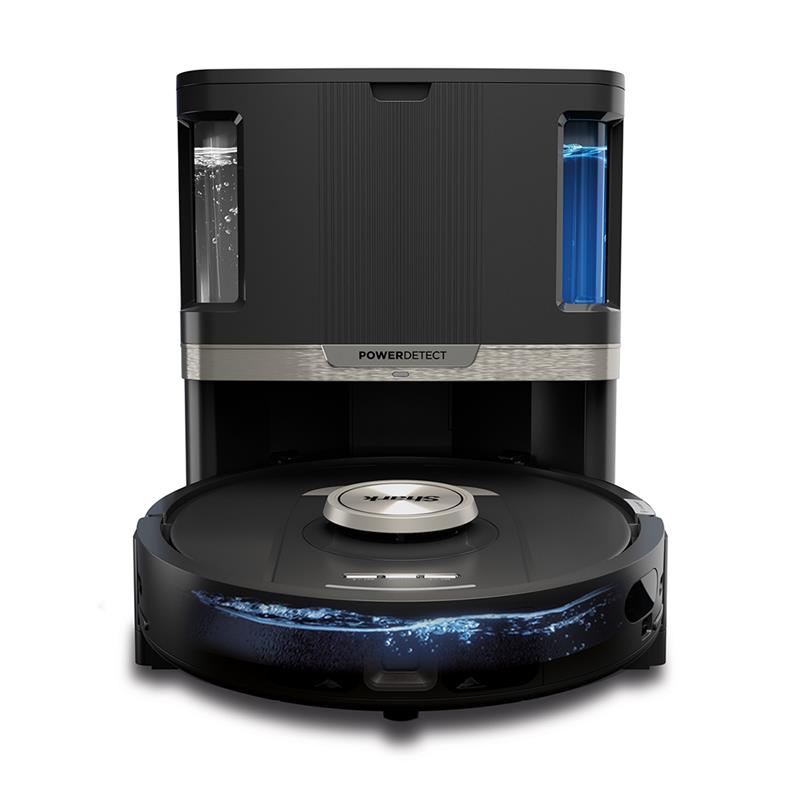 Dulkių siurblys robotas Shark PowerDetect NeverTouch Pro, Wet & Dry, juodas, RV2800ZEEU