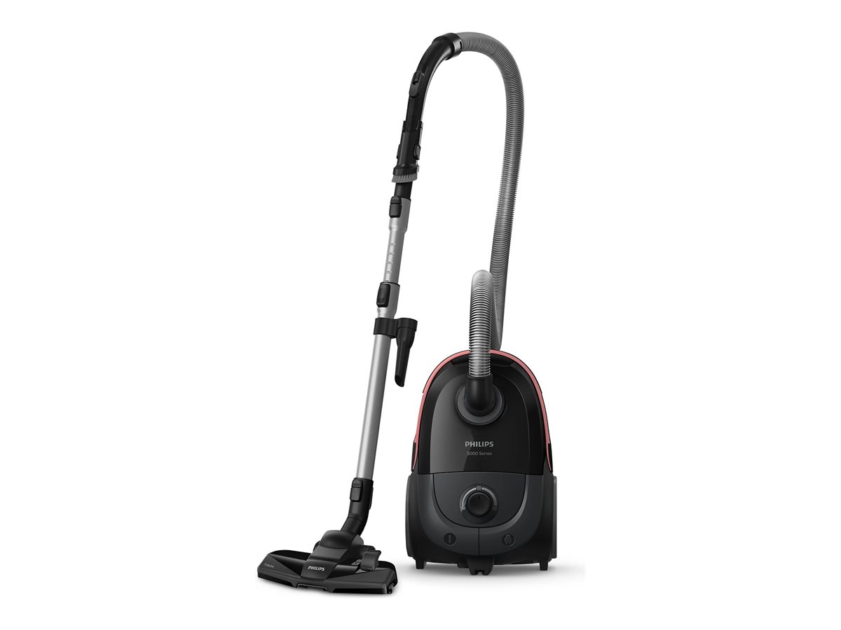 Dulkių siurblys Philips XD5123/10 Series 5000, su maišeliu, galia 900 W, dulkių talpa 4 L, juodas