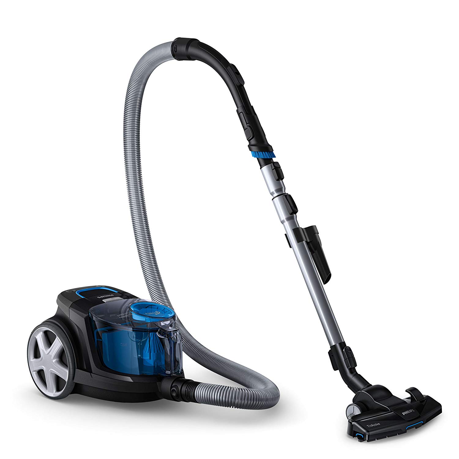 Dulkių siurblys Philips PowerPro Compact FC9331/09, be maišelio, galia 900 W, dulkių talpa 1.5 L, juodas