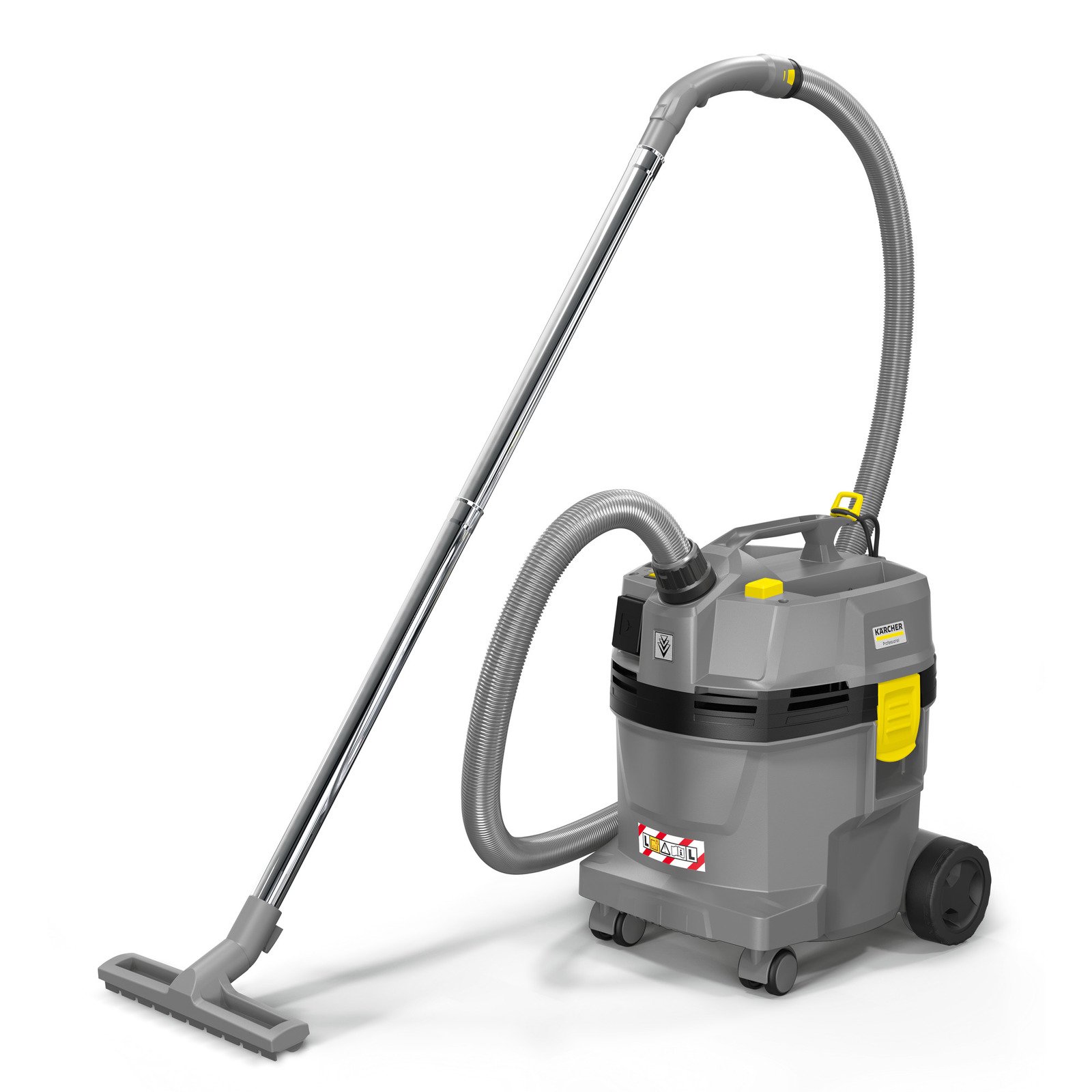 Dulkių siurblys KARCHER NT 22/1 Ap Te L Black, Grey, Yellow 22L 1300W