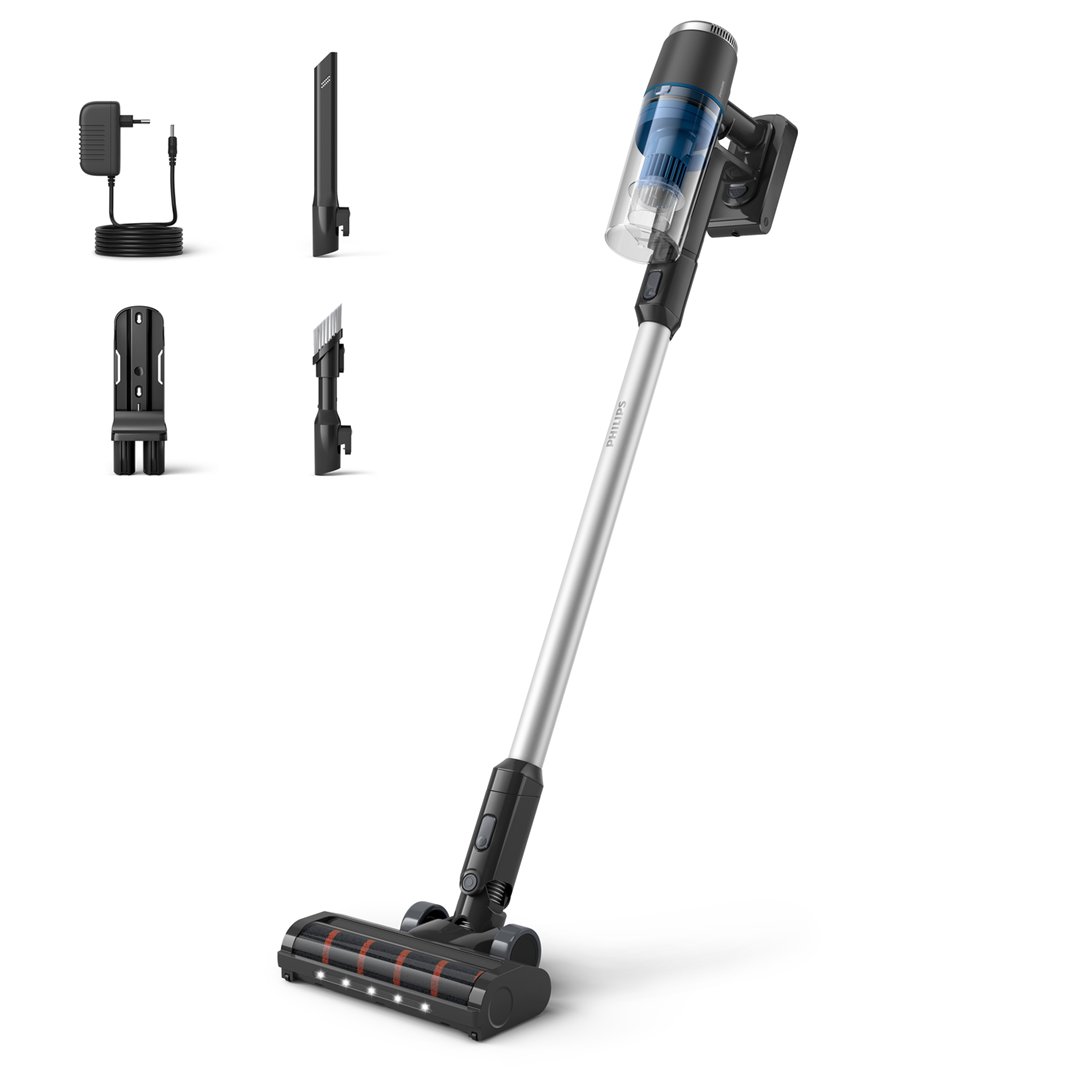 Philips 3000 Series Cordless Stick vacuum cleaner XC3032/01, Up to 60 min, 15 min of Turbo