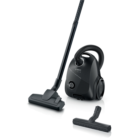 Dulkių siurblys Bosch Vacuum cleaner BGLS2BA3H	 Bagged, Power 600 W, Dust capacity 3.5 L, Black