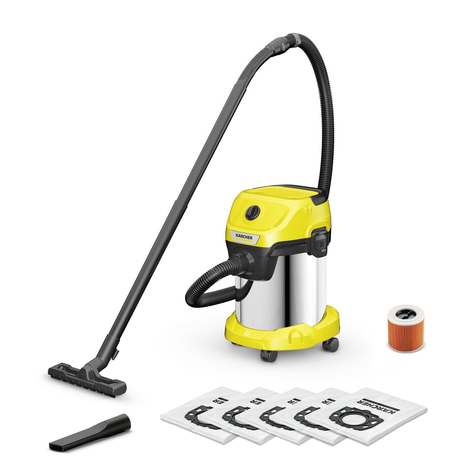 Vacuum Cleaner|KARCHER|Wet and dry vacuum cleaner WD 3 S V