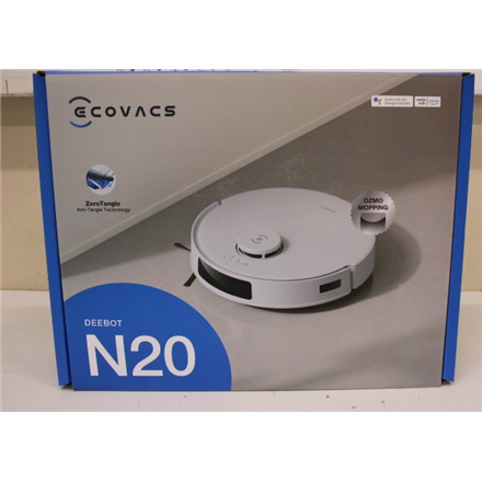 Dulkių siurblys robotas Ecovacs  Floor Cleaning Robot  DEEBOT N20  Wet&Dry  Operating time (max)