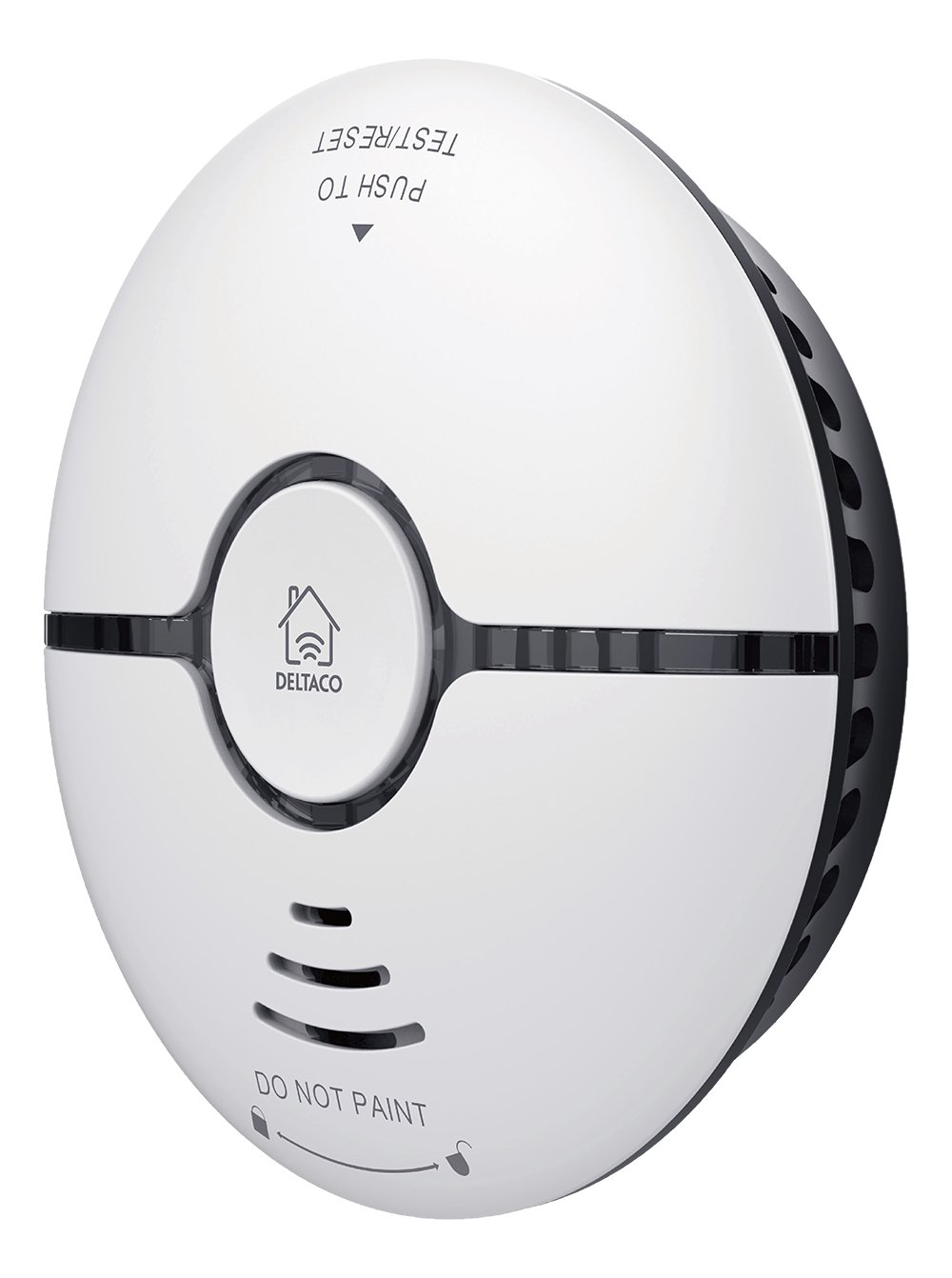 WiFi dūmų detektorius DELTACO SMART HOME šviesa ir garsas, baltas/ SH-WS03