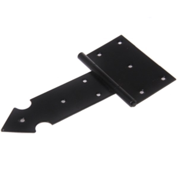 Vyriai durims 215x50x2 mm uždėtiniai juodi Fortem